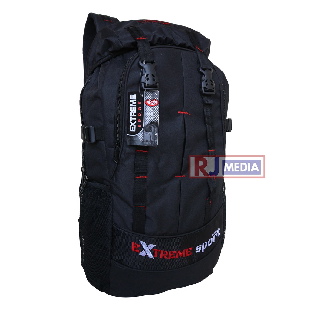 [COD]Ransel Gunung Carrier Extreme Besar Warna Hitam Tas Punggung Travelling Tas Hiking Pria Olahraga Camping Gunung Outdoor Bahan Tebal Kuat Awet Muat Banyak