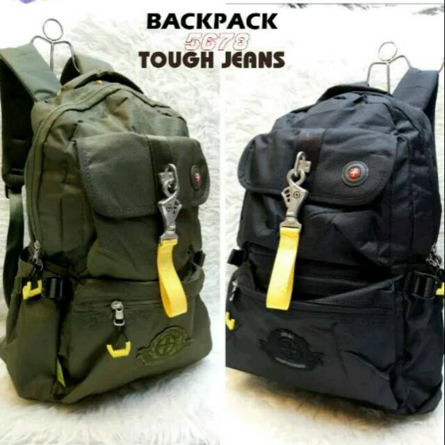 TAS PRIA BACKPACK TOUGH JEANS PREMIUM