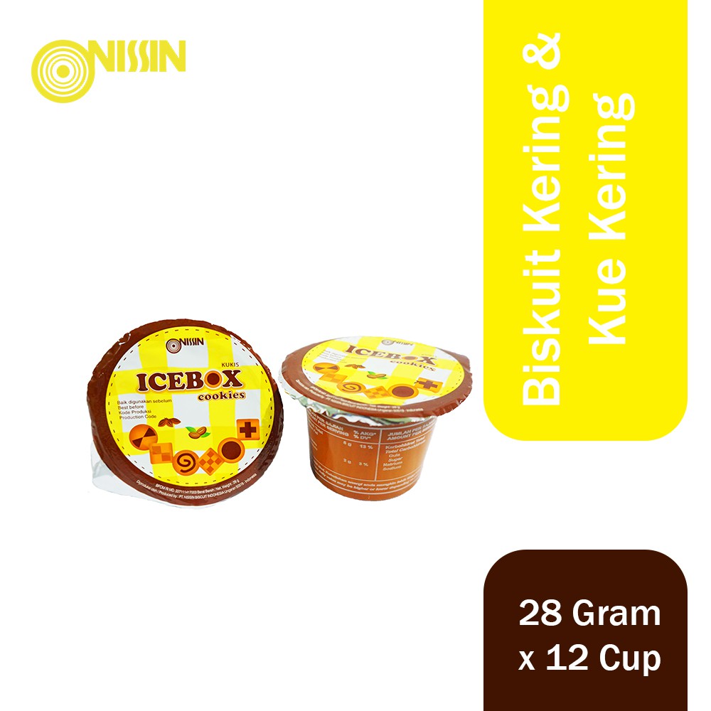 

Ice Box Cookies Cup 28 gr | 3 Cup