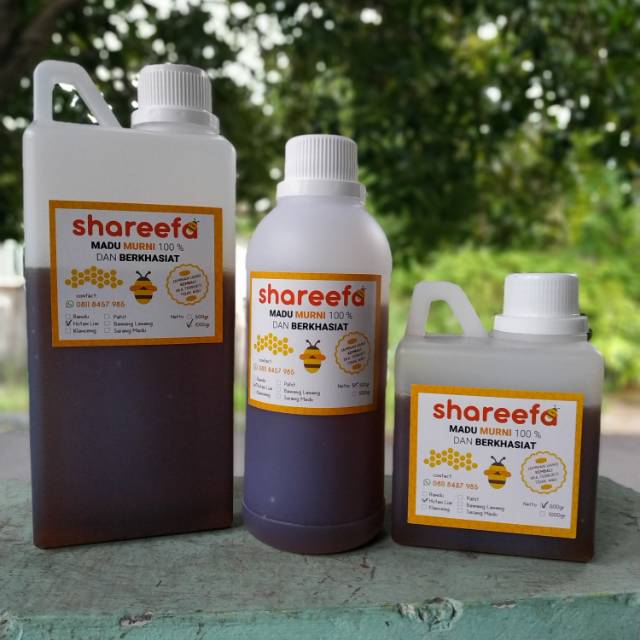 

Madu Shareefa Hutan Liar Asli 100% 500gr