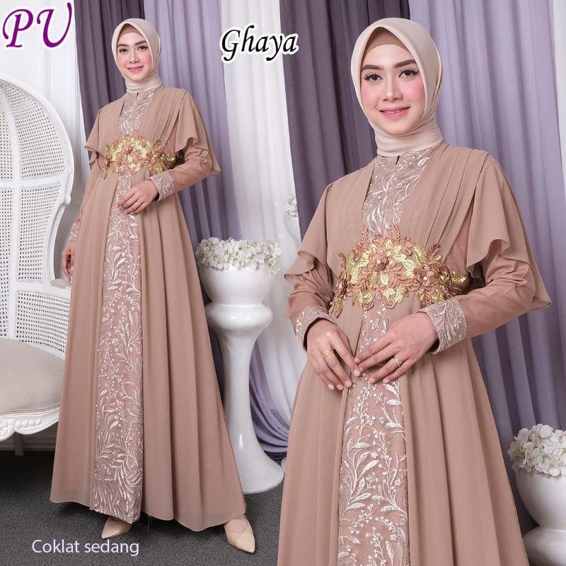 gamis pesta premium mewah