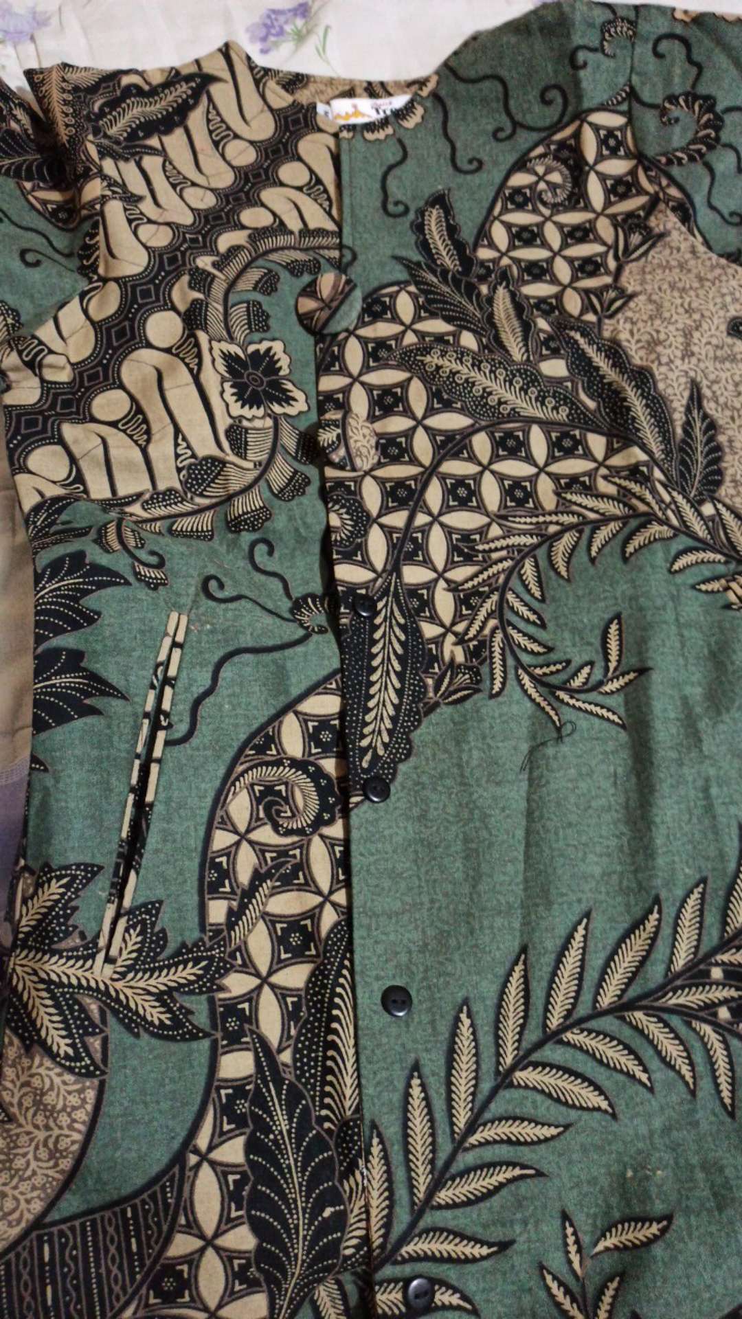 Batik Couple Stelan Batik Batik Lengan Panjang Full Trikot