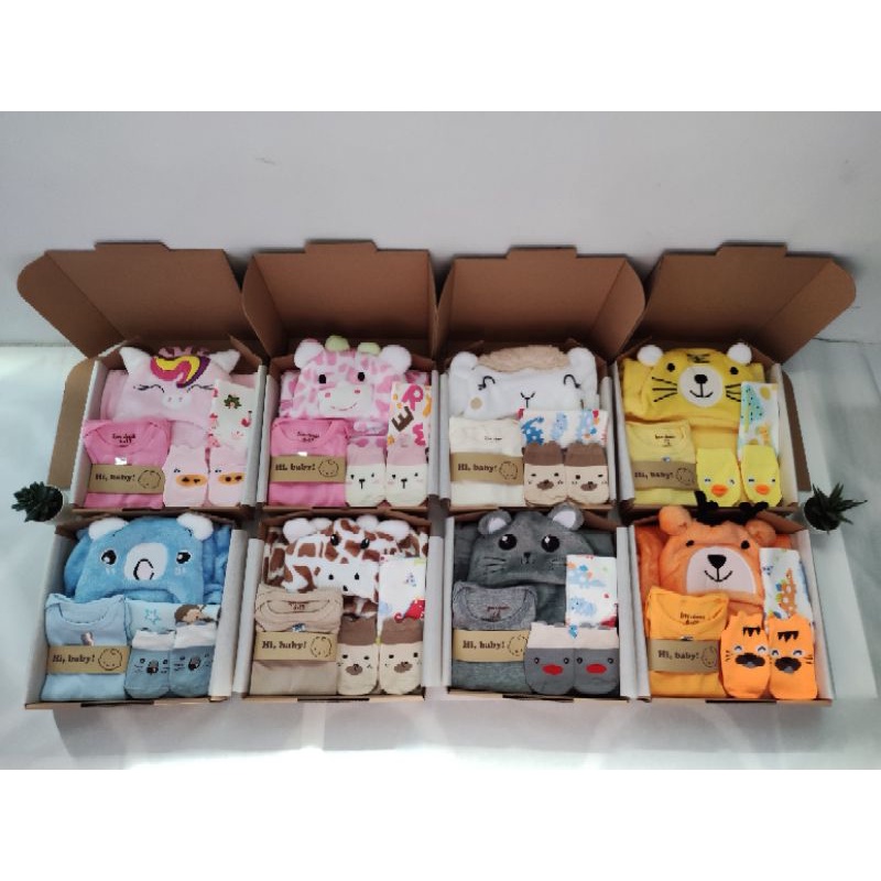 Hampers Bayi New Born Laki-Laki Perempuan / Baby Gift Set / Kado Bayi Cewek Cowok Baru Lahir