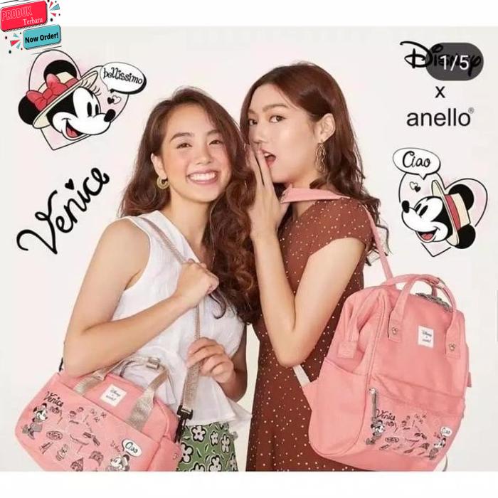 Tas Ransel Bayi Ransel Fashion Anello Disney Mickey Import Limited Edi - Navy Tokyo - Lynira.Shops