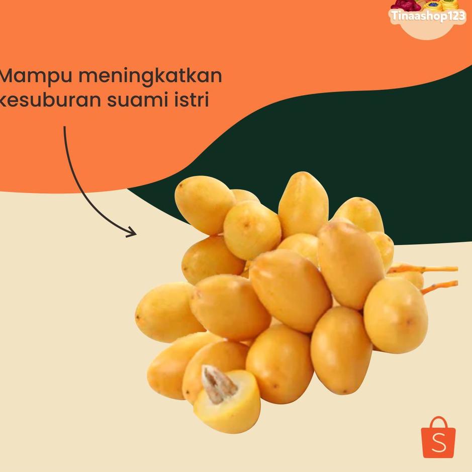 

Modern.. Kurma Muda Segar Isi 250 Gr Berkualitas premium/ kurmamuda PRomil suami istri Termurah Tin