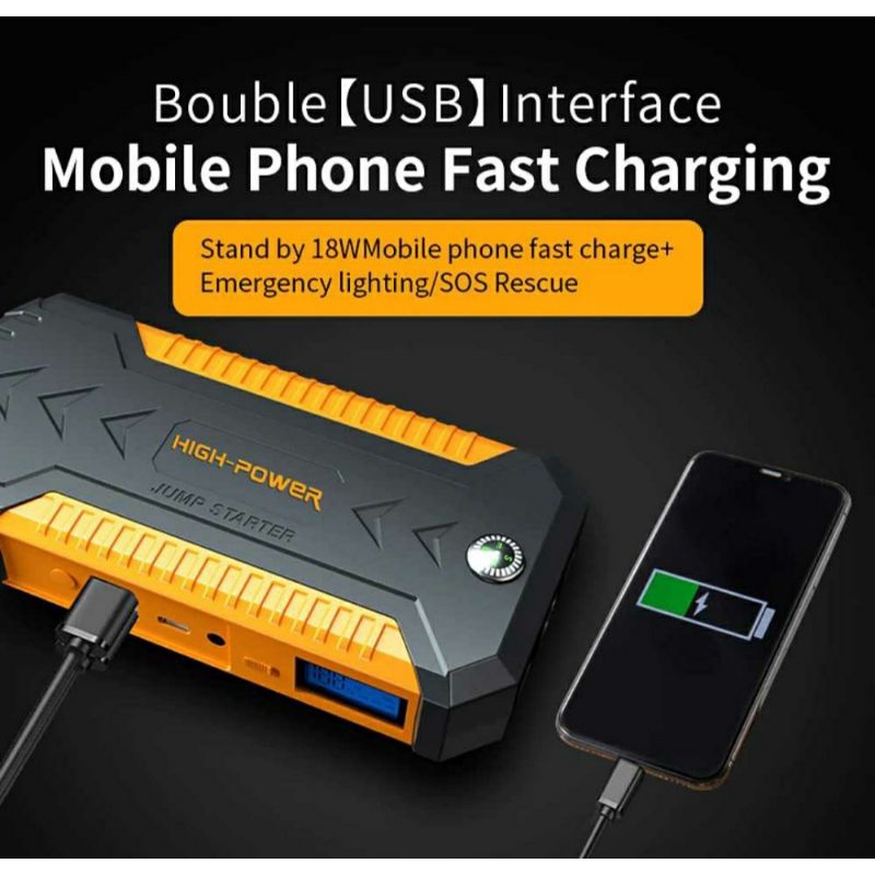 Car Jump Starter Powerbank 88000mAh usb