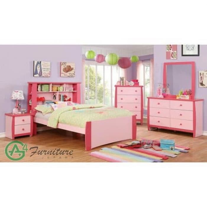Kamar Set Anak Perempuan Elim Warna Pink