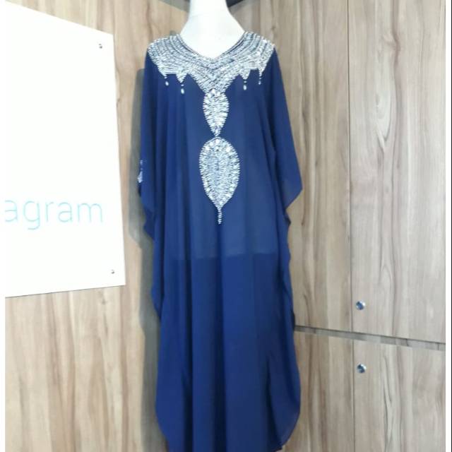 Kaftan ceruty RODA Navy
