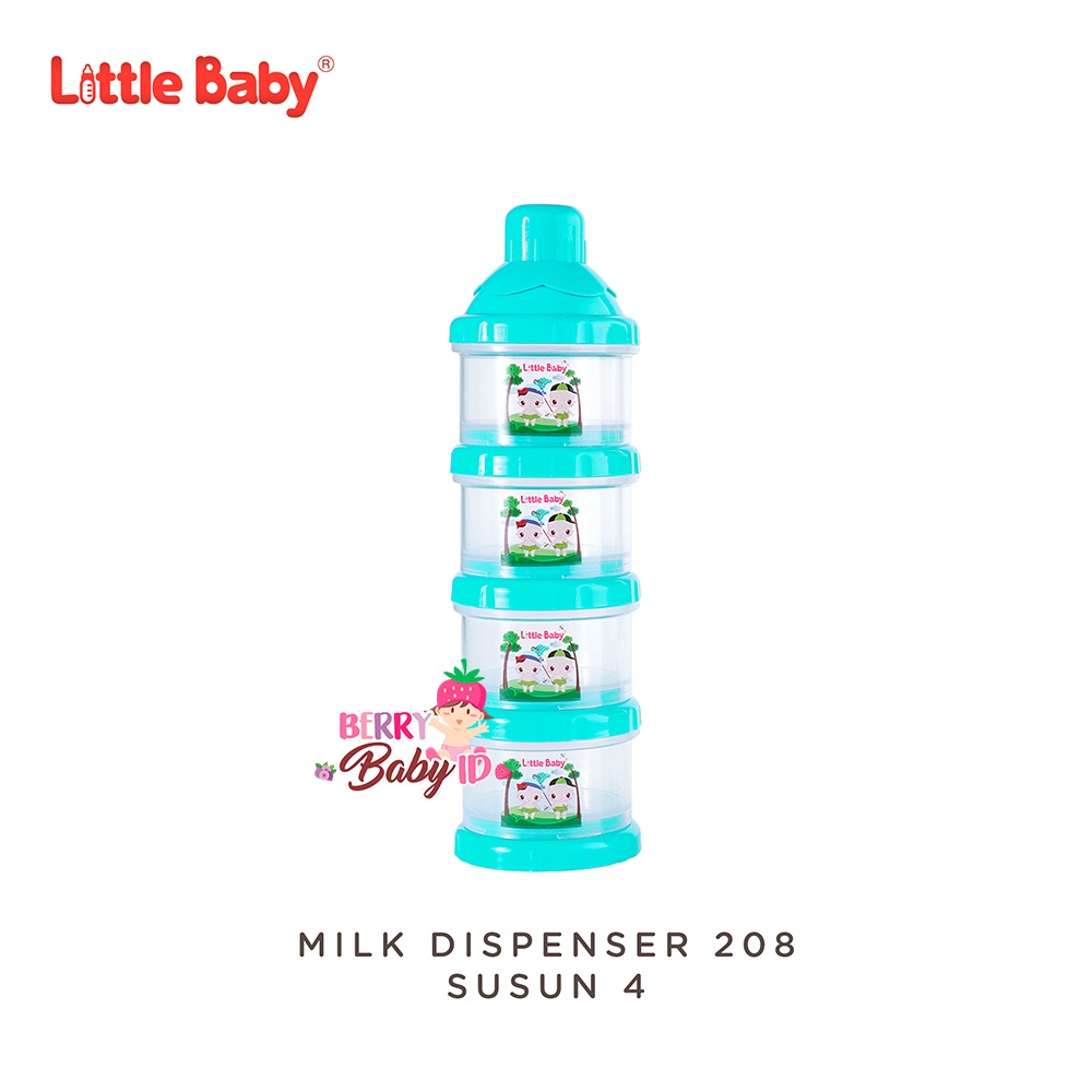 Little Baby Milk Dispenser Kontainer Wadah Susu Susun 4 #208 Berry Mart