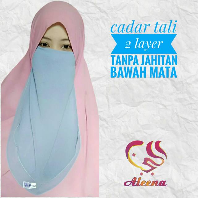 CADAR TALI 2 LAYER TANPA JAHITAN BAWAH MATA