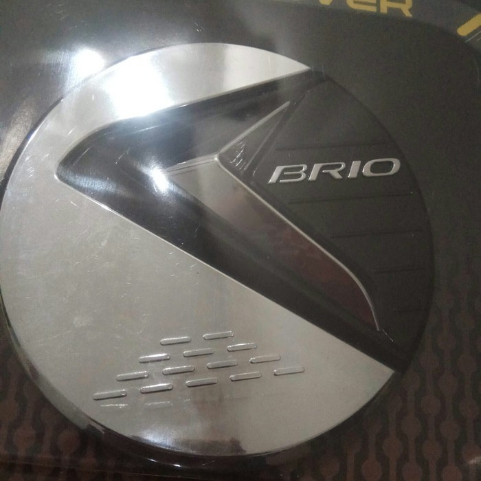 Tutup Tangki Bensin Tank Cover bensin mobil Honda all new Brio hitam Chrome