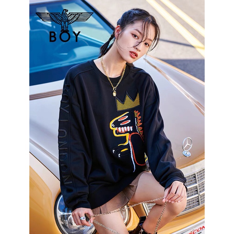 BOY LONDON/MM Versi Lnggris Dari Bordiran Dinosaurus JMB Joint Couple Sweater Baru