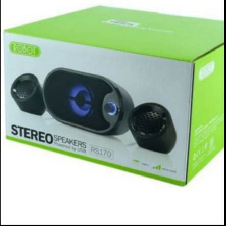 Speaker Mini Aktif USB Robot RS170(D7Q4) Speaker Aktif Portable Robot Speaker ortable Wireless Anti 