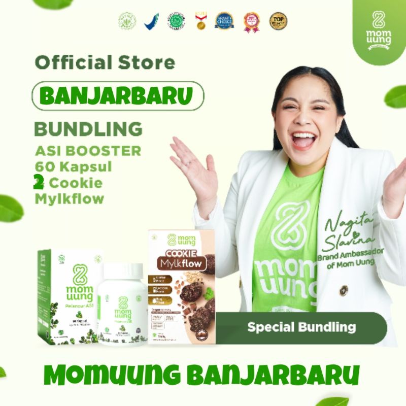 PERFECT COMBO MOMUUNG ASI BOOSTER 60 KAPSUL COOKIE MYLKFLOW MOM UUNG BANJARBARU