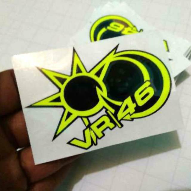 STICKER VR46 VALENTINO ROSSI CUTTING