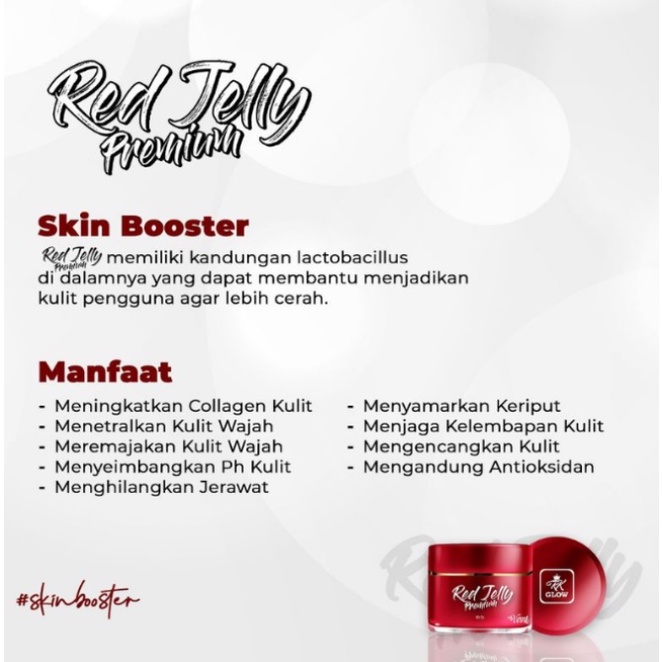 RED JELLY RK SKIN BOOSTER / PERAWATAN WAJAH / RED JELLY RK GLOW BPOM ORI