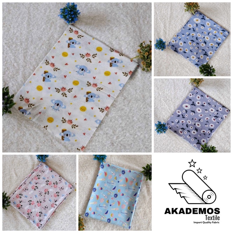 Kain Katun Rayon Viscose Premium / Mix Motif / Grade A/