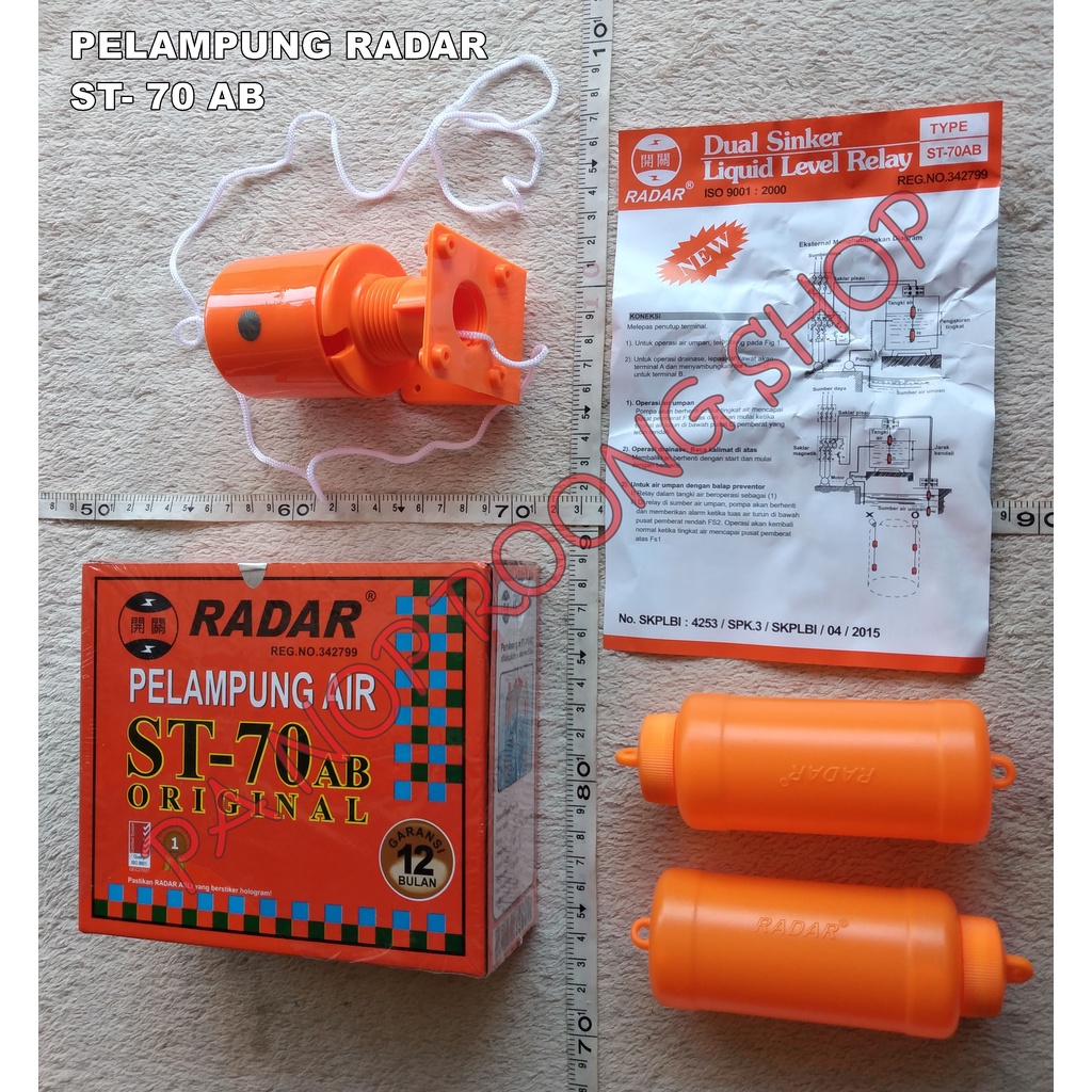 PELAMPUNG TANDON AIR RADAR
