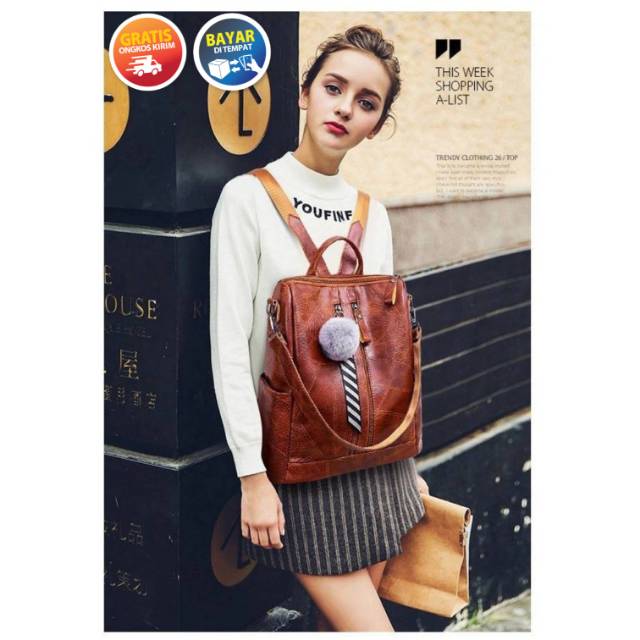 Tas Ransel Batam Wanita Cantik Import Dollyn Cabella Ransel Azela D20183 FASHION WANITA RESTOK 2541