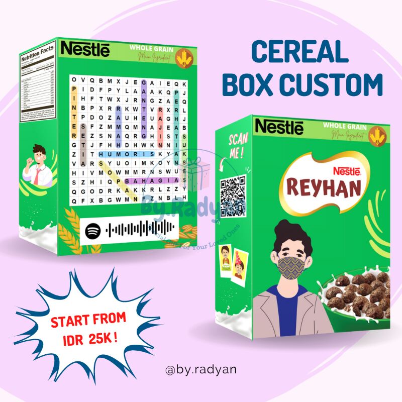 

Cereal Box Custom Gift