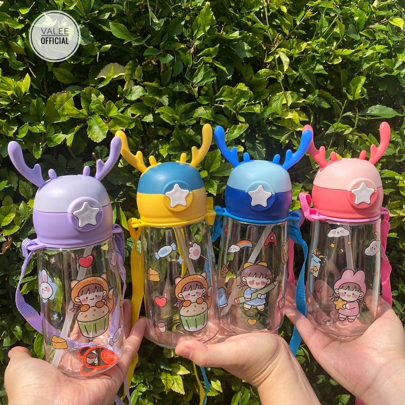 BOTOL MINUM LUCU IMPORT|BOTOL MINUM LUCU 500 ML| BPA FREE BOTOL MINUM LUCU