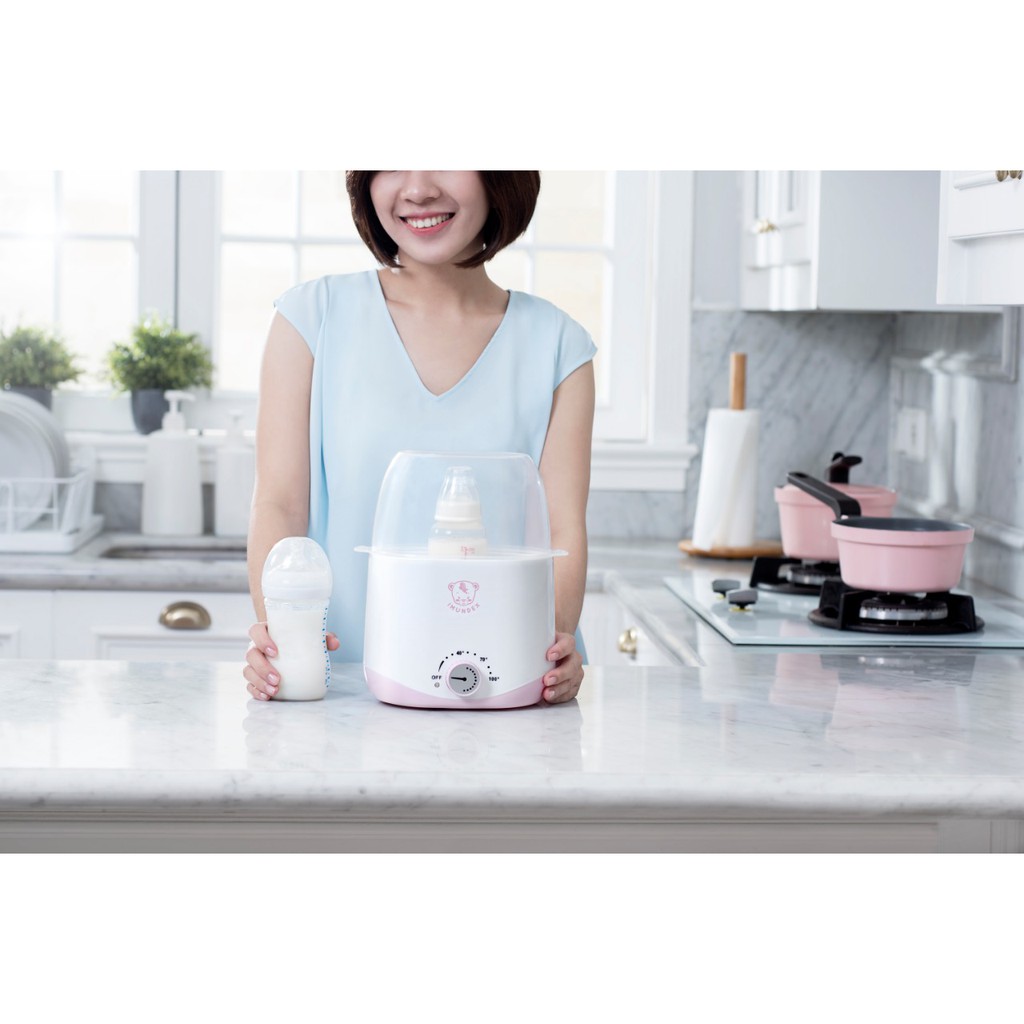 ❤ IMUNDEX ❤ 5 in 1 botol warmer (penghangat bubur) + sterilizer + Masak Telur  + Pemanas Susu / Asib
