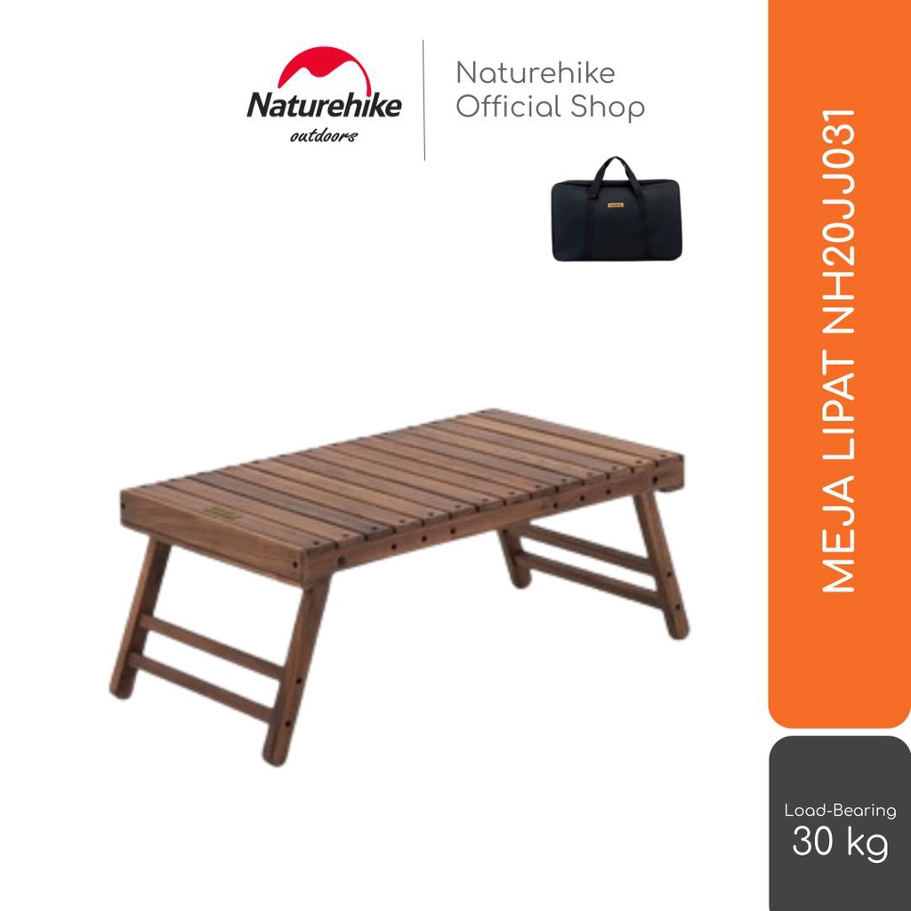 Naturehike Meja Lipat Nh20Jj031 Portable Camping Piknik Outdoor Bbq