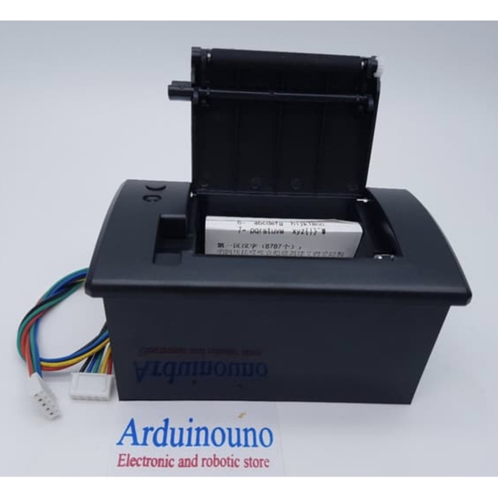 Mini Thermal Printer TTL Interface Panel printer embedded black