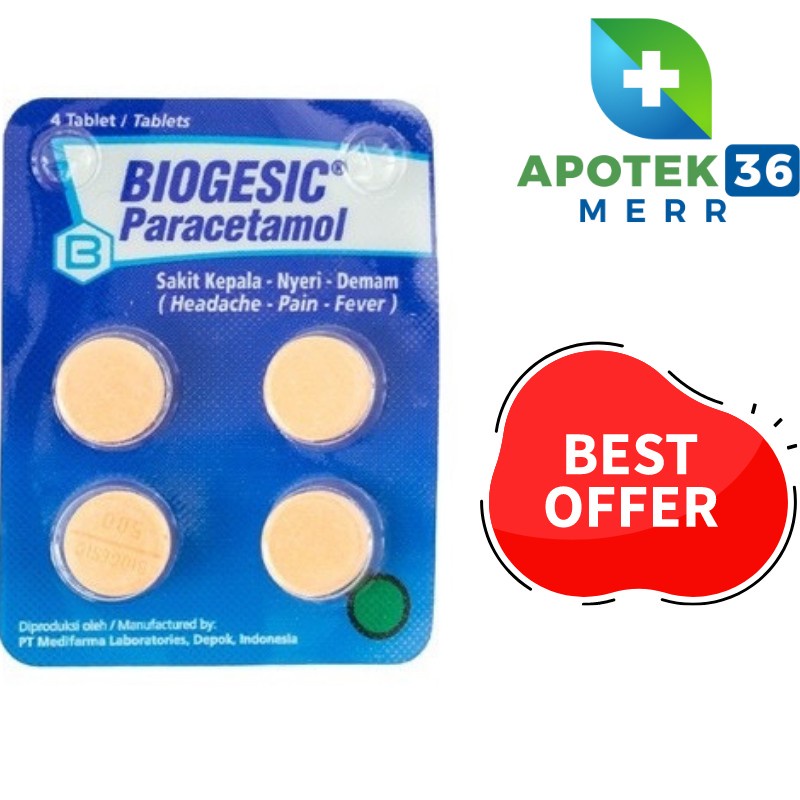 BIOGESIC TABLET 4'S