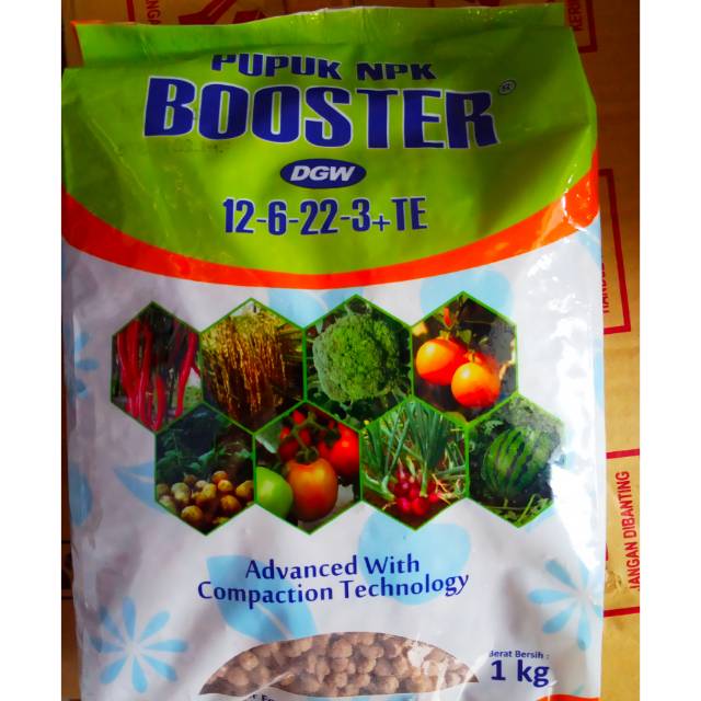  PUPUK NPK DGW BOOSTER 12 6 22 3 TE 1kg pemacu pertumbuhan 