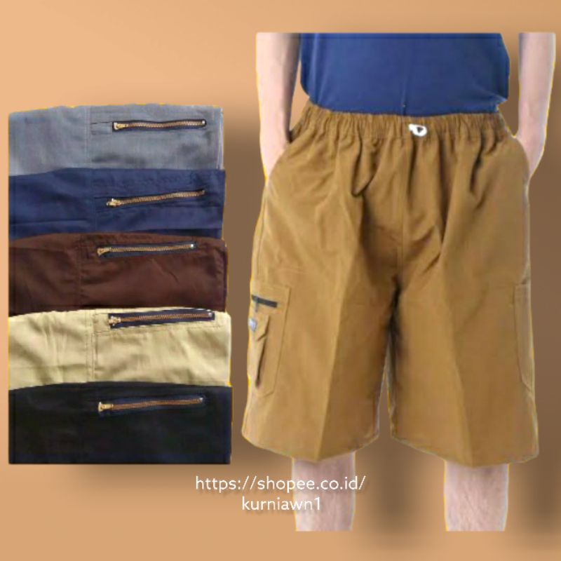 Celana Pendek Kolor Cargo Levis All Size polos Casual Gaya Polo Ufc Nyaman Buat Santai