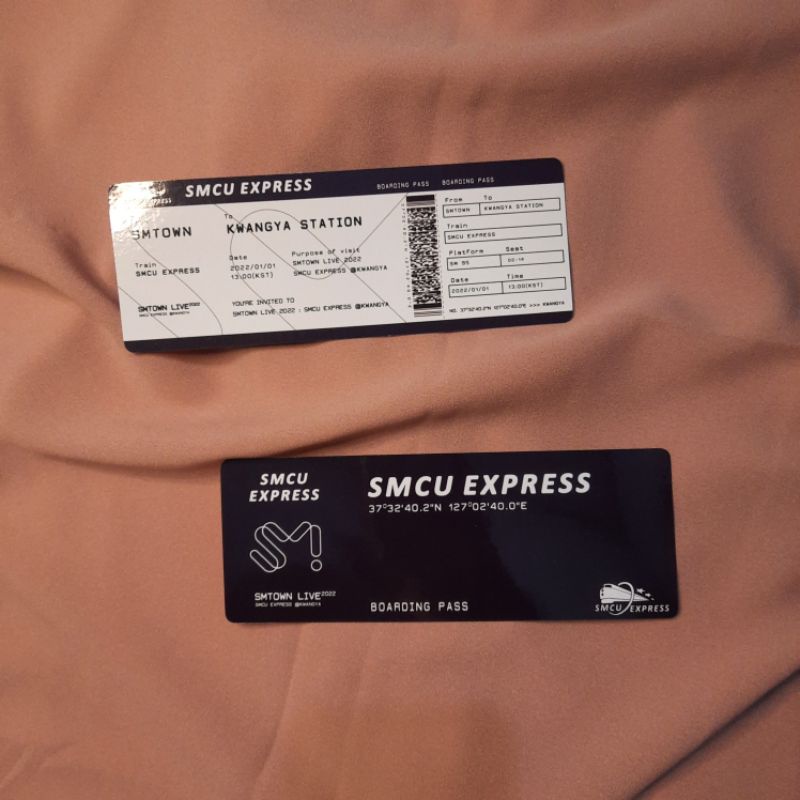 [FANMADE] SMCU Express @Kwangya Passport &amp; Ticket