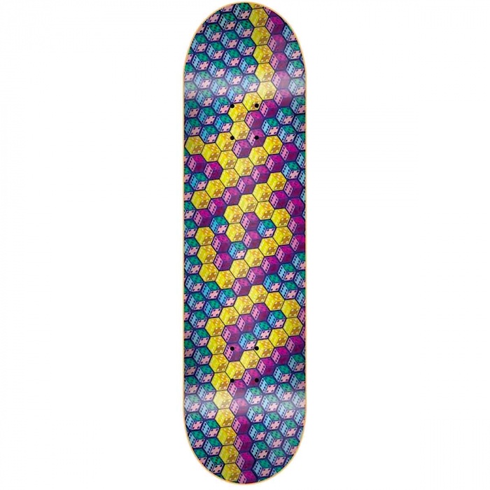 DGK DICEY HOLOGRAM FOIL DECK 8.0"
