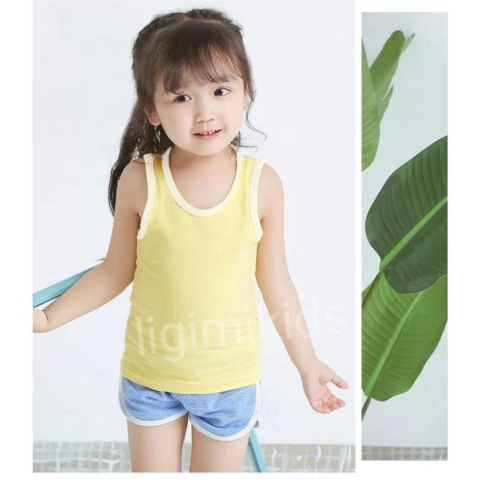 LIGIMI KIDS Tank Top / Singlet Anak Anak usia 1- 6 tahun