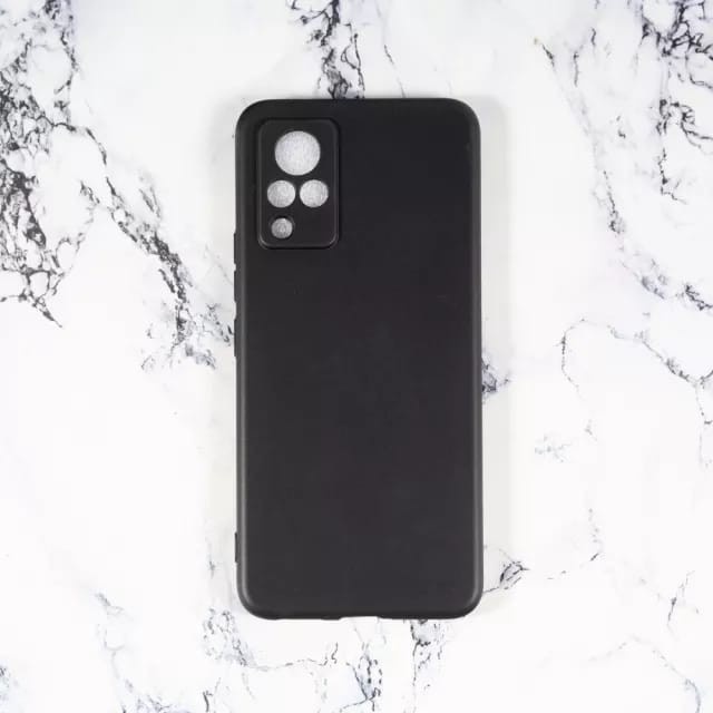 CASE VIVO V21 4G / V21 5G SOFTCASE PREMIUM MACARON BLACK