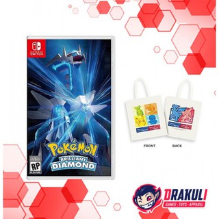 Switch Pokemon Brilliant Diamond with Tote Bag (Asia/English)