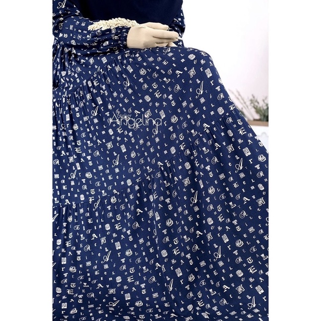 A LETTERS NAVY ATELIER ANGELINA