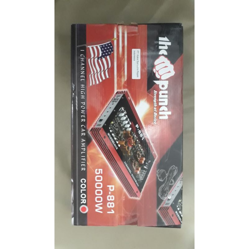 

POWER MONOBLOK THE PUNCH P 881 -50000 WATT