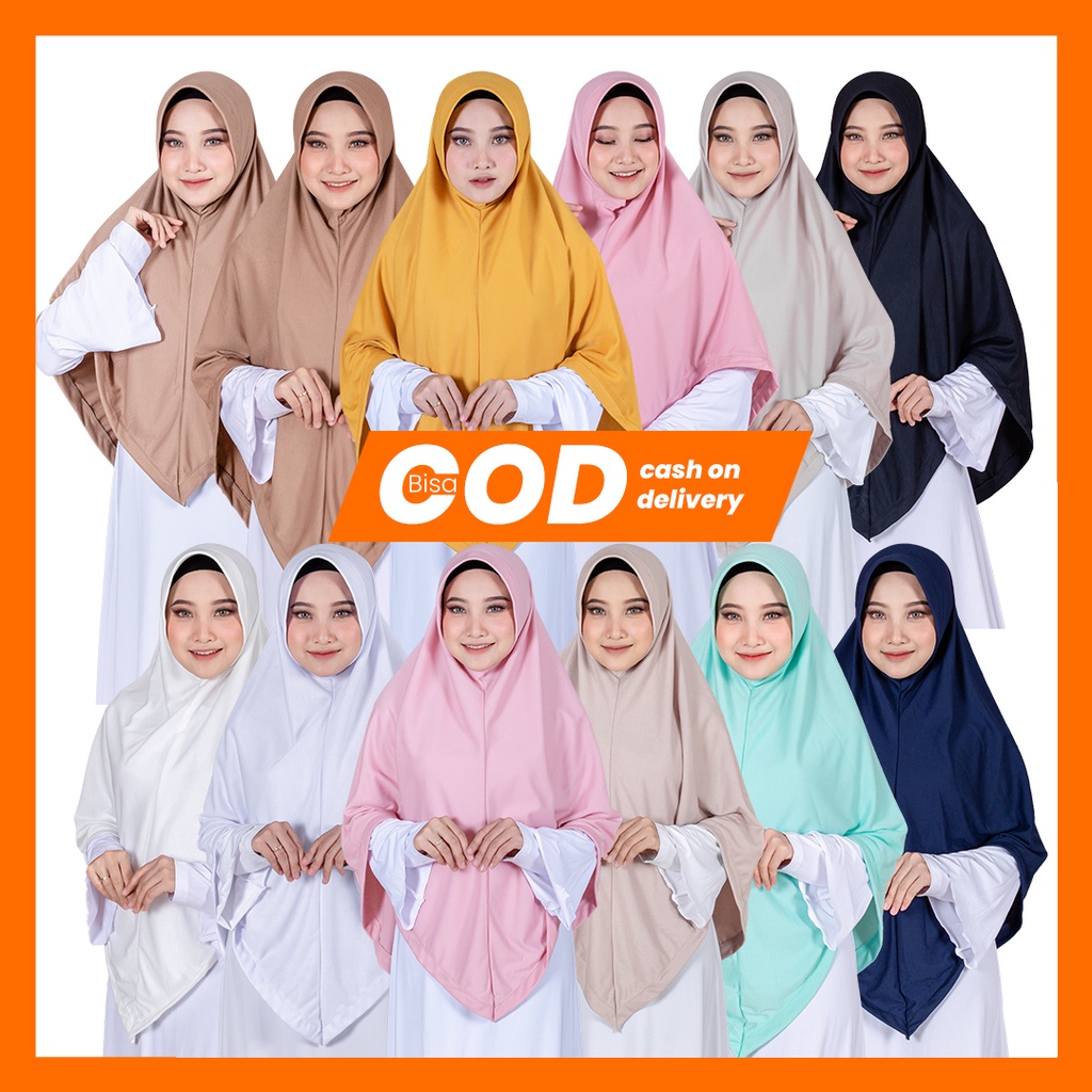 Jilbab Instan BELVANA REGULER Umeera - Hijab Instan Jumbo Syar'i Kaos Premium Kerudung Instan