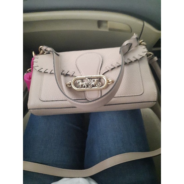 Preloved Tas Coach Jade Taupe