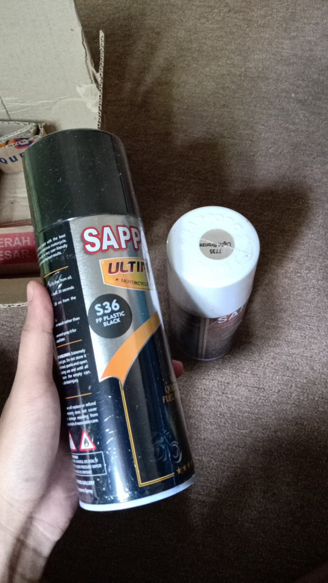 Sapporo Spray 7735 Light Bronze Cat Semprot 300ml