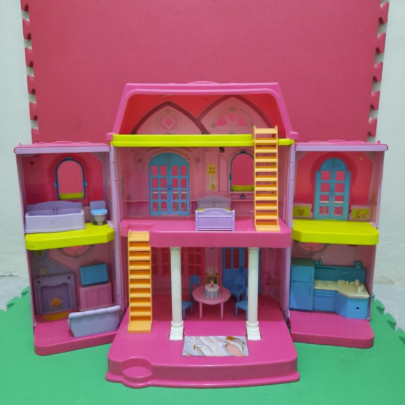 RARE Original ELC Ukuran Besar, Rosie's World Home Sweet Home Mainan Rumah Anak Preloved