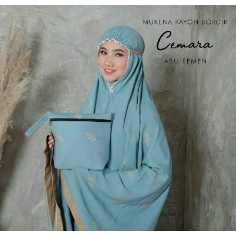 Mukena Bordir + tas Cantik