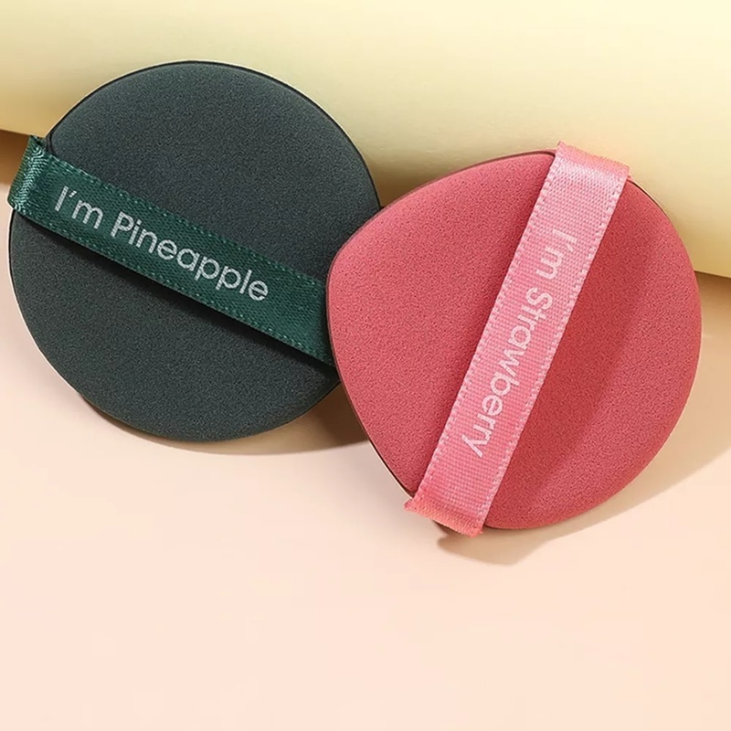 [1Pc Pack Round Shape Soft Makeup Blending Sponges] [Foundation Air Cushion Powder Puff For Applying Liquid, Cream, Loose Powder]