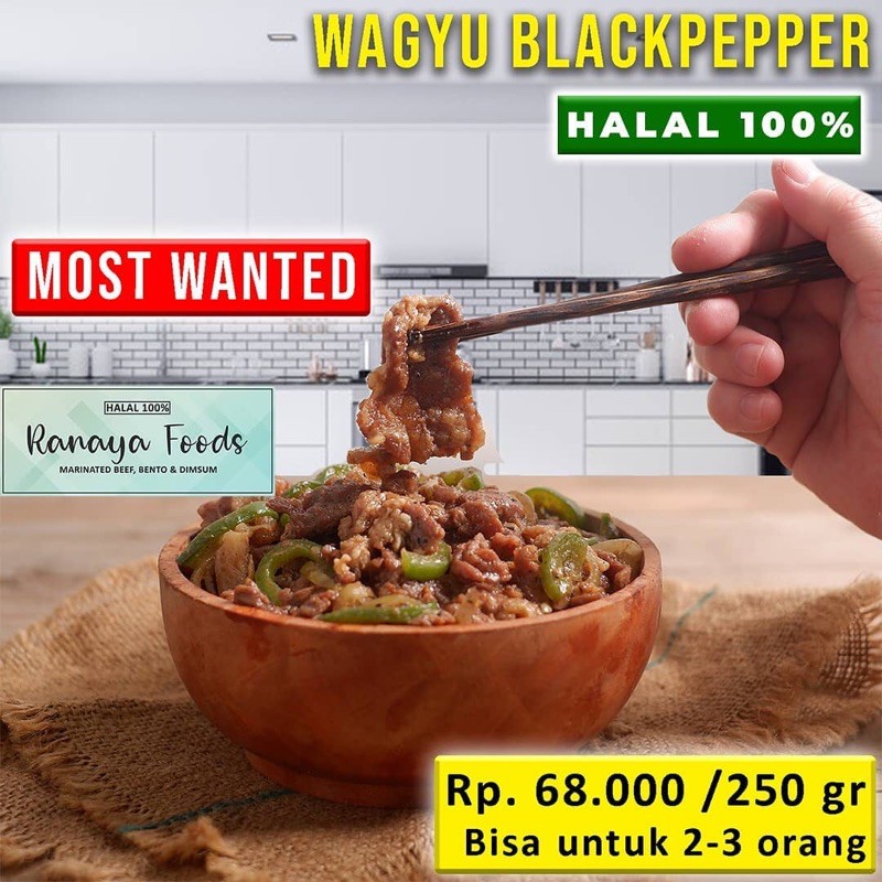 

Wagyu beef blackpepper