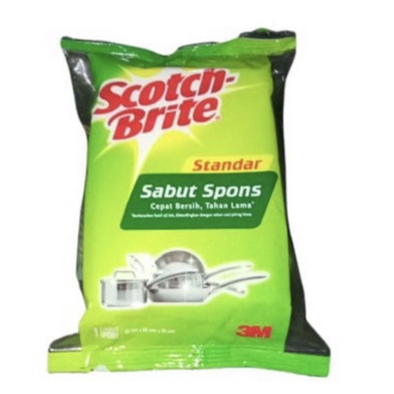 Spons Cuci Piring Scotch Brite 3M / Busa Cuci Piring Scotch Brite
