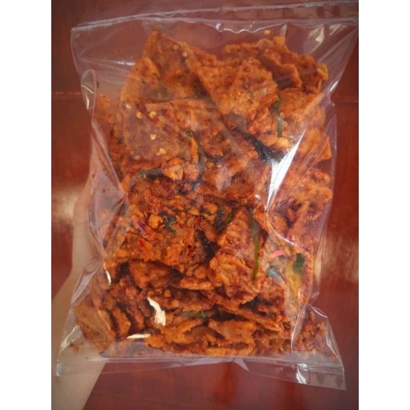 

KERIPIK TEMPE CIKRUH PEDAS KRIUK 500GR