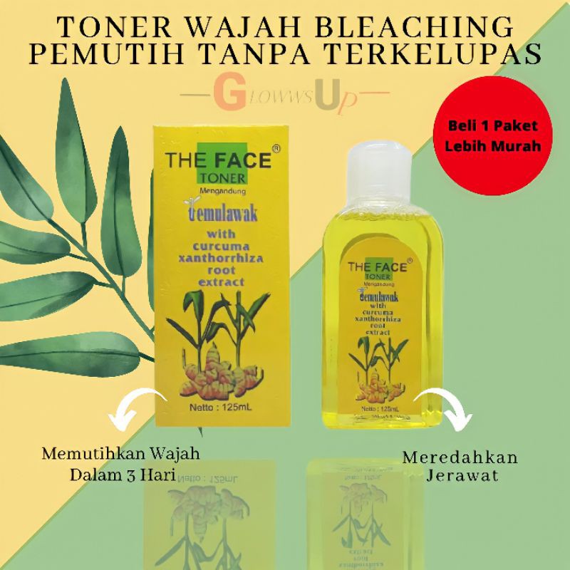 TONER TEMULAWAK THE FACE BPOM - THE FACE TONER TEMULAWAK BPOM