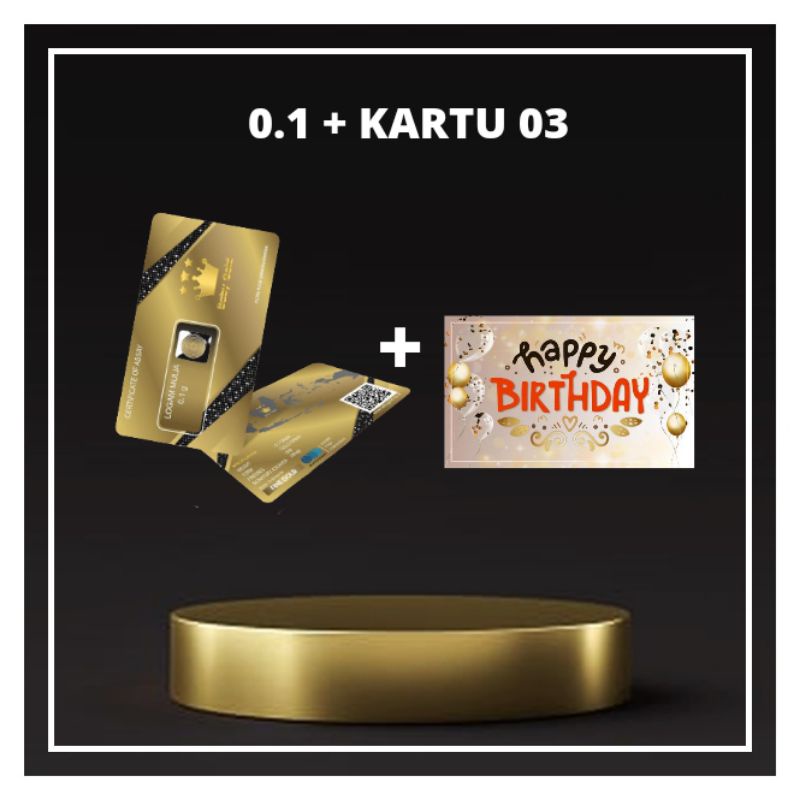BABYGOLD GIFT SERIES / LOGAM MULIA 0.1 GRAM + KARTU UCAPAN-Kartu 03
