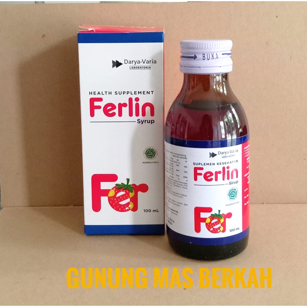 Jual Ferlin Ferlin Sirup 100 Ml Suplemen Vit And Fe Utk Anak Dlm Masa